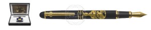 ZESTAW PIÓRO WIECZNE DUKE 995 KOPERNIK GOLD + ATRAMENT + WOOD BOX 