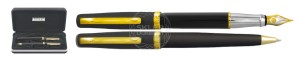 ZESTAW PIÓRO WIECZNE + DŁUGOPIS DUKE 209 BLACK MAT GT