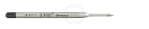 WKŁAD DO DŁUGOPISU DUKE STANDARD CZARNY 0,7MM